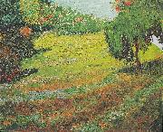 Vincent Van Gogh Garten mit Trauerweide Spain oil painting artist